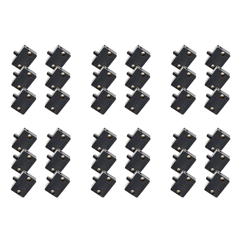 6Pcs Door Led Switch For Closet Light,Electrical Lamp Switches,Black 4712664124065