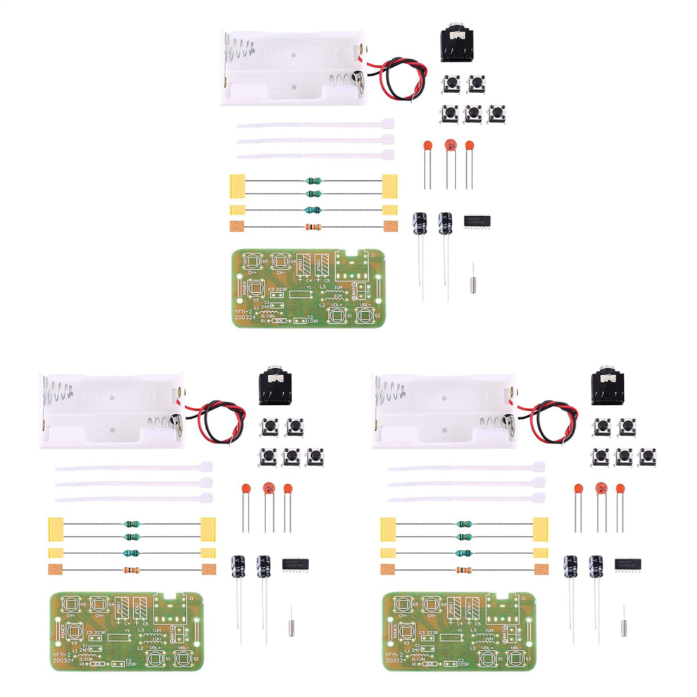 76Mhz-108Mhz Stereo Fm Radio Module Fm Diy Electronic Soldering Kit 4712664128315