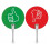 (black edge style) Classroom Voting Paddles - 10 Pcs Thumb Up/Down, Yes/No, True/False, Auction Paddles 4