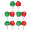 (White edge model) Classroom Voting Paddles - 10 Pcs Thumb Up/Down, Yes/No, True/False, Auction Paddles 1