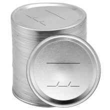 80 tampas de boca larga para conservas, tampas de conservas para potes de bola, 86 mm