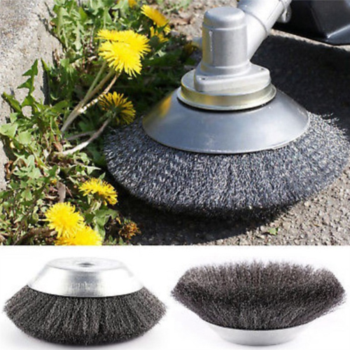 8-Inch Wire Brush Weeding Board Lawn Mower Weeding Tool Weeding Wheel 1