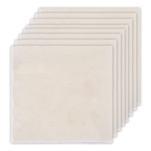 8 panos de queijo reutilizáveis, 20x20 polegadas, pano de queijo orgânico com bainha