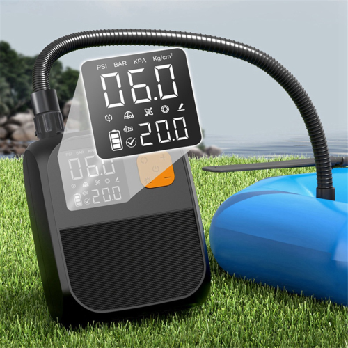 Bomba de ar elétrica sem fio de 8000 mAh com iluminação LED e compressor de ar 2