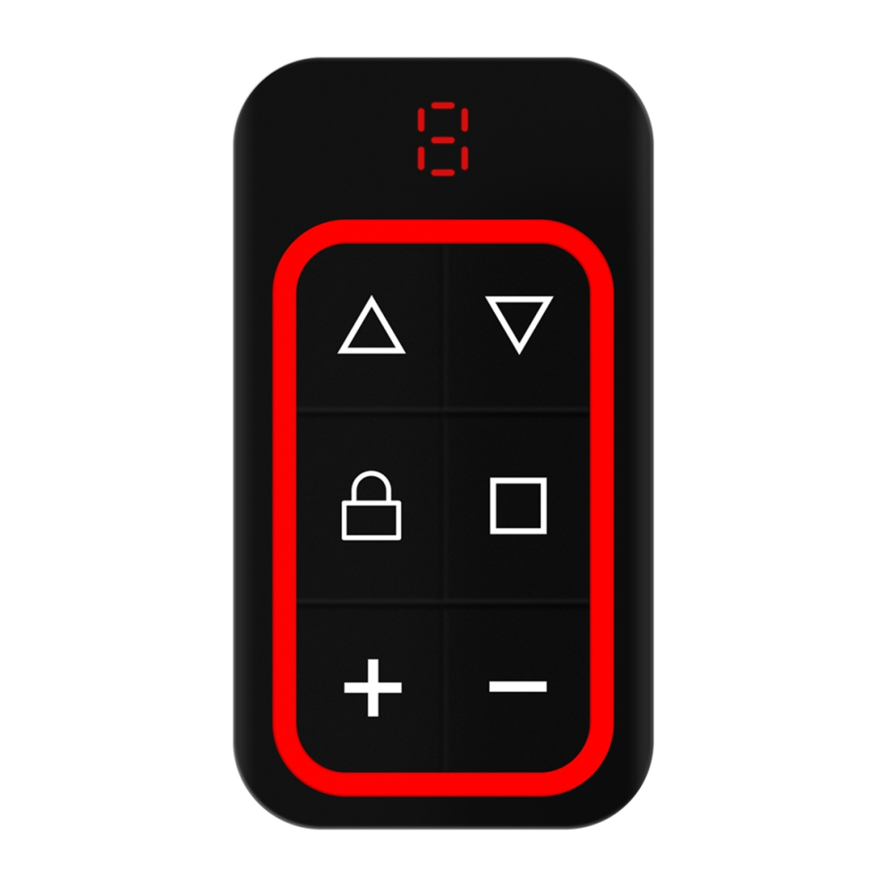 8Ch Multi Frequency Garage Door Remote Control 270-868Mhz Red 4712664113632