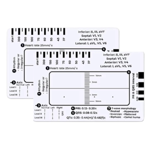 7-Step Ruler Rapid and Rapid Heart Analysis and Measurement Tool