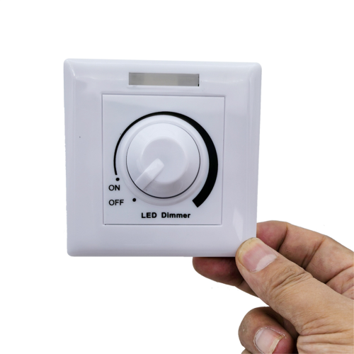 86 Tipo de luz de parede LED Dimmer Interruptor de botão rotativo Dimmer 2