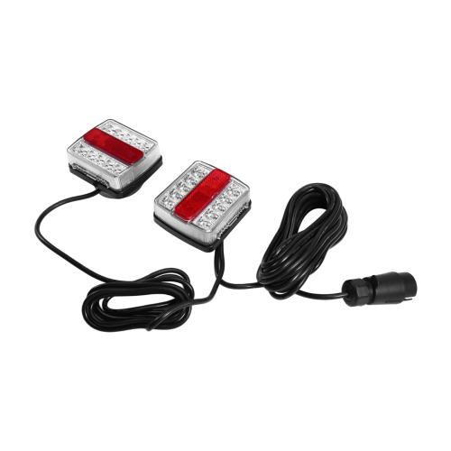 Luz de freio de reboque LED de 7 pinos, cabo de 10 m 2