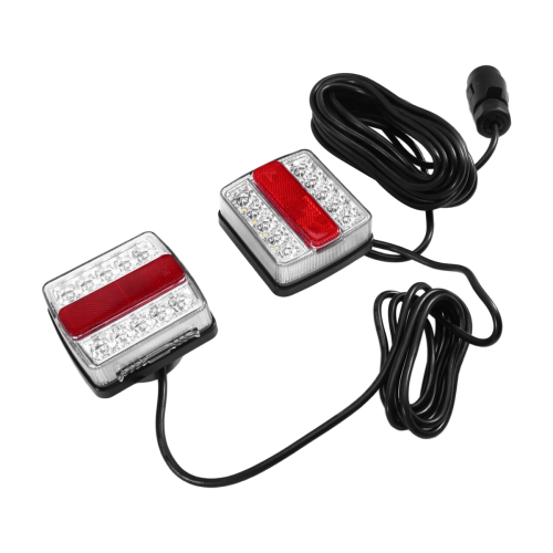 Luz de freio de reboque LED de 7 pinos, cabo de 10 m 1
