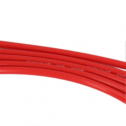 8mm Red Silicone HT Ignition Leads Spark Plug Wires Cables - 5 Pcs for MGB 1800cc Models 2