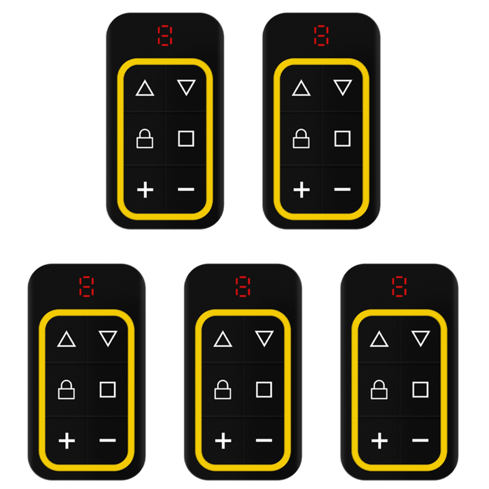 8Ch Multi Frequency Garage Door Remote Control 270-868Mhz Yellow 4712664113656