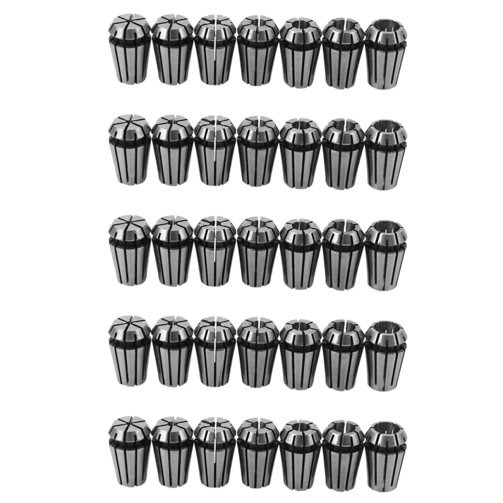 7Pcs 1-7Mm Er11 Spring Collet For Cnc Workholding Engraving Tool 4712664129060
