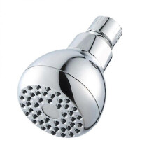 New 3 Inch Low Pressure Booster Shower Nozzle Small Shower Head Hotel Bath Pool Shower Hall Nozzle Water Saving Shower Headplating Copper Head)
