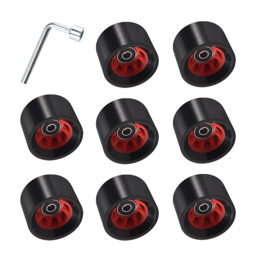 8Pack 95A 58mmx39mm,Indoor Quad Roller Skate Wheels,PU Wheels 1