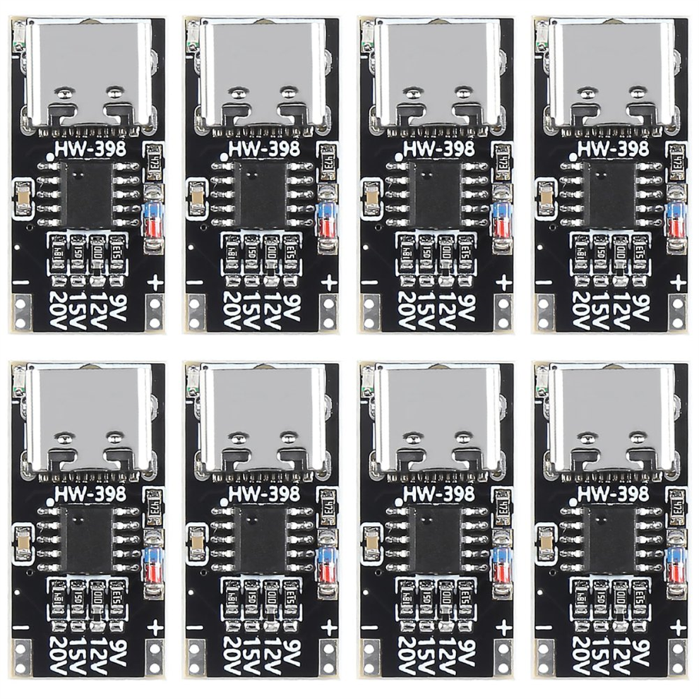 8Pcs Usb-C Pd Trigger Module 9V-20V For Laptop/Router 4712664116329