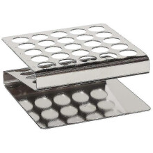 Stainless Steel Test Tube Rack, Z Shape Tube Rack, Suitable for Tubes Of Dia. Less Than Equal 17mm