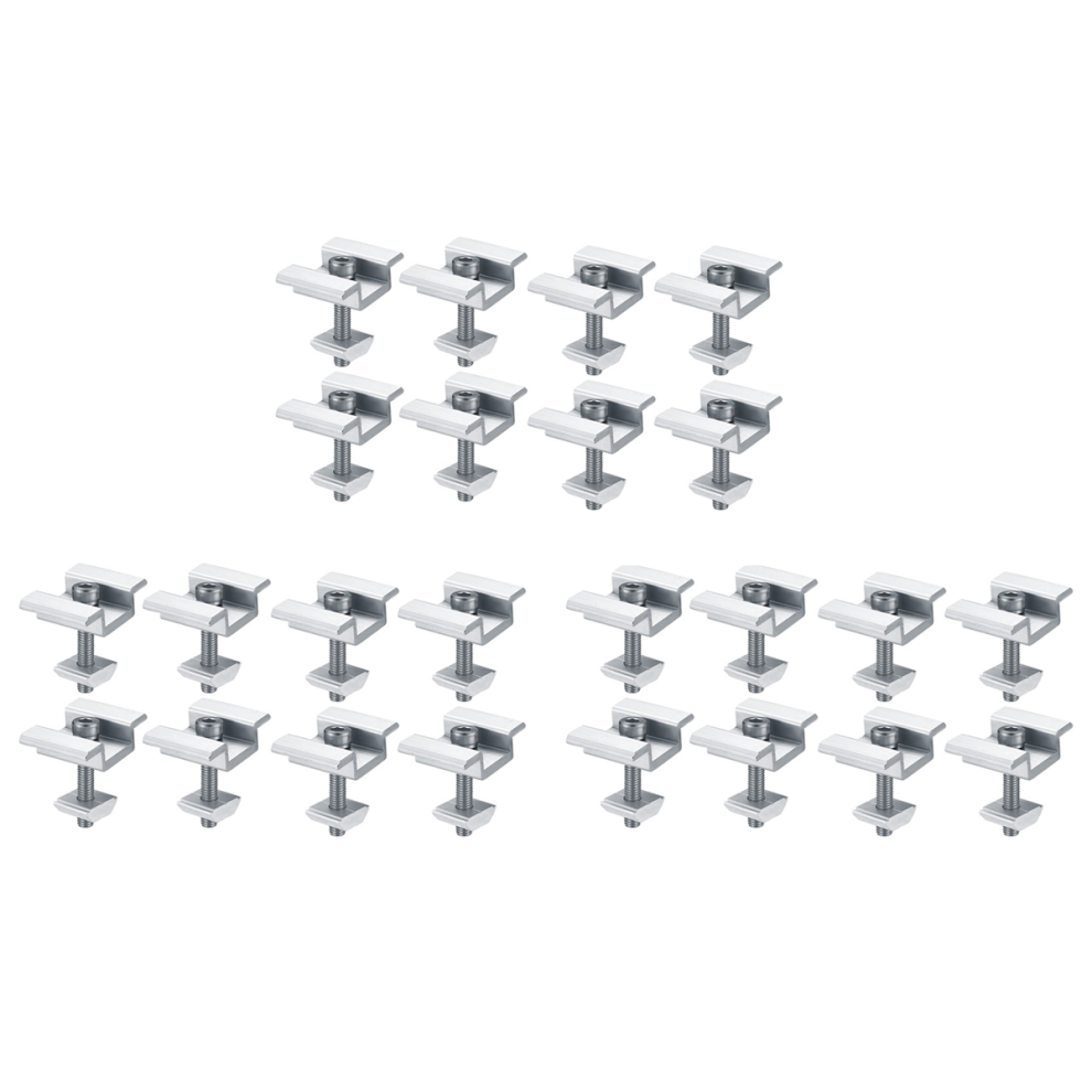 8Pcs Solar Panel Mounting Brackets, Clamps, For Pv Solar Panel 35Mm 4712664116145