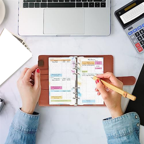 A6 Budget Planner Refill 82 Sheets 6 Hole for A6 Binder Cover Save A 2