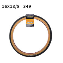 Born Pretty Compass 16inch 349 Folding Bike Tire 16x1-3/8 37-349 430g Retro Yellow Tires for Brompton