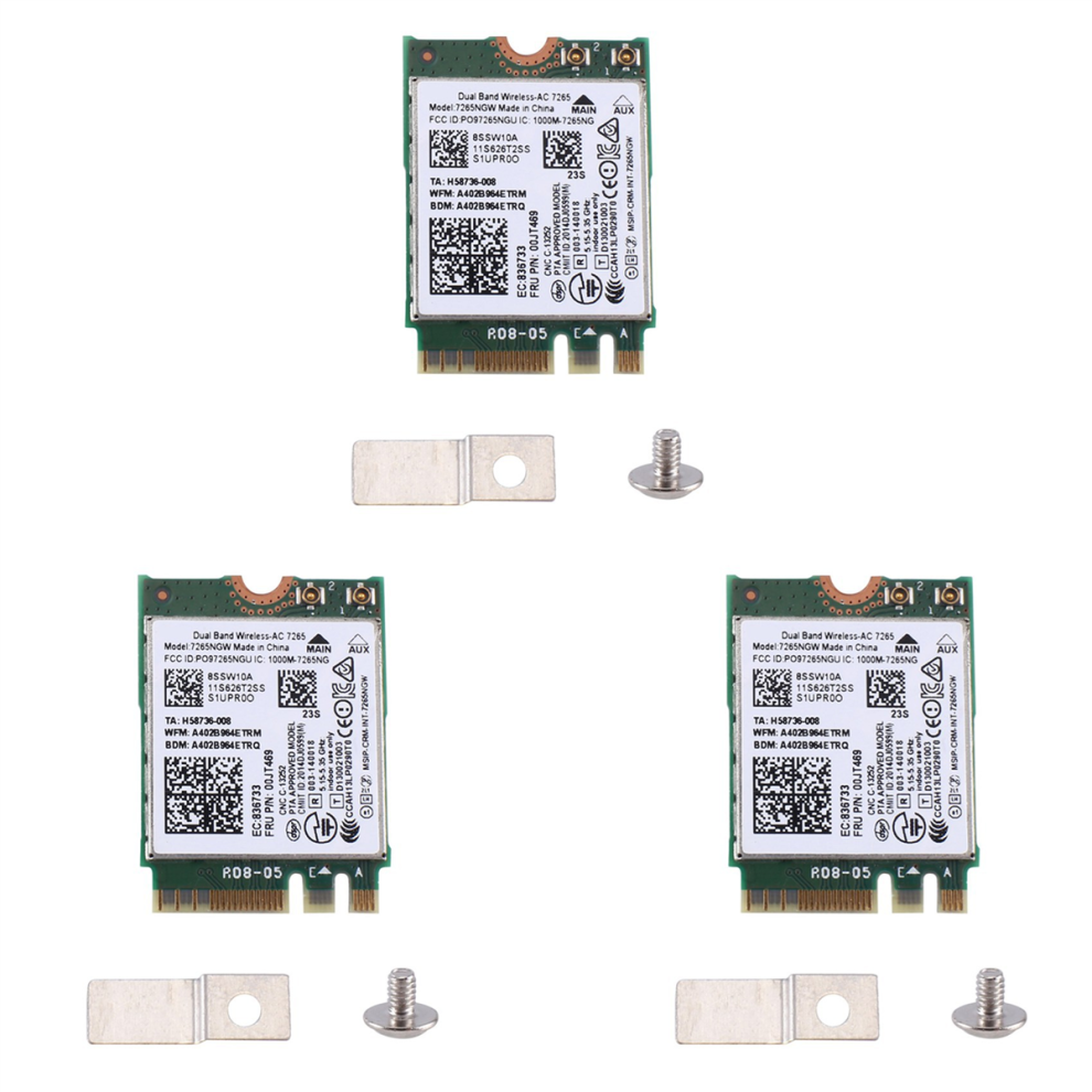 Ac7265 7265Ngw Wifi Card Fru00jt469 802.11Ac Ngff Bt4.0 4712664151535