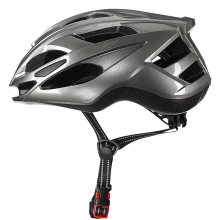 Capacete de bicicleta leve para adulto - Capacete de bicicleta adequado para 57-62 cm, cinza