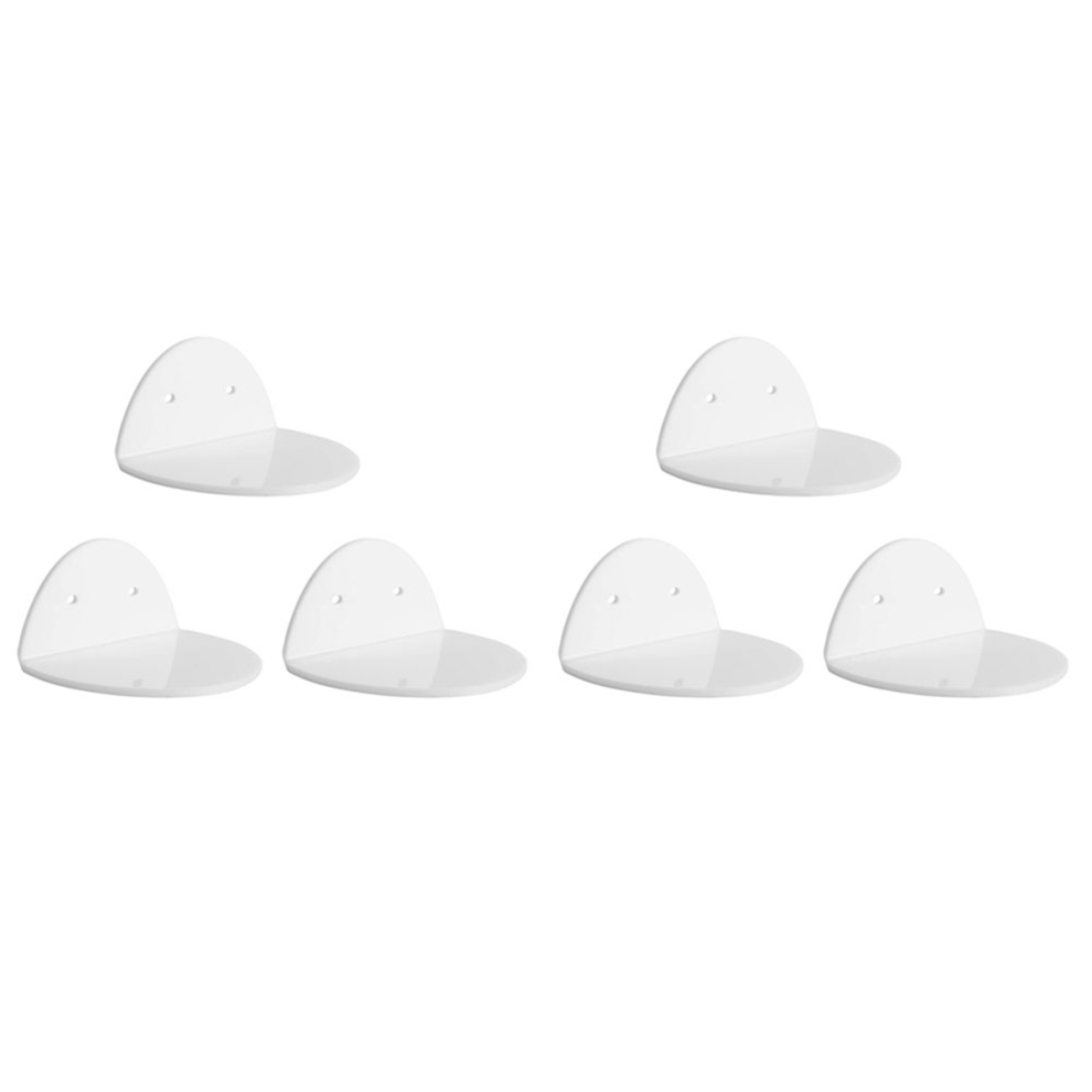 Acrylic Floating Wall Shelves Set 3 For Security Cameras,White 4712664152105