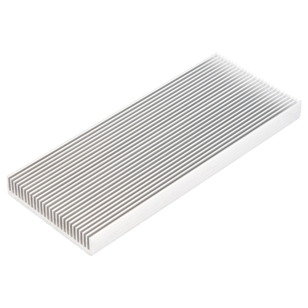 Aluminum Heat Sink Heatsink For Led Amplifier Transistor 100X41x8mm Silver 4712664163934