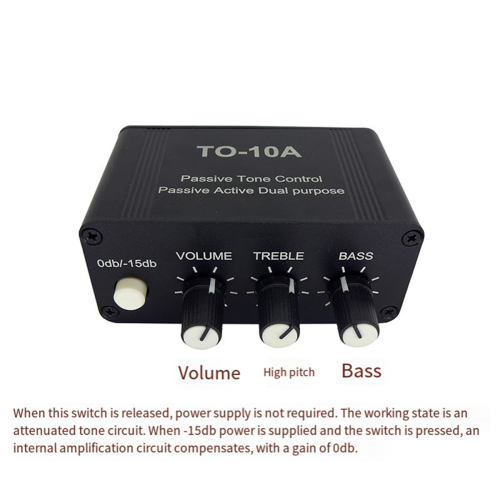 Amp Headphone Amplifier Board Treble Bass Volume Control Tone EU 1