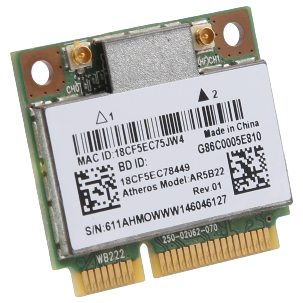 Ar5b22 2.4/5Ghz Dual Band Wifi Card 802.11Ac For Y400 Y500 4712664154321