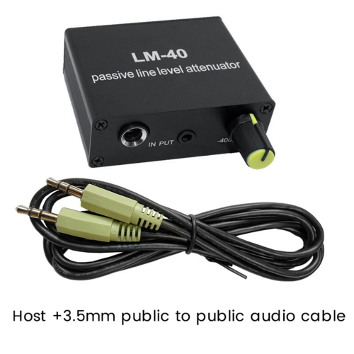 Audio Passive Attenuator,Line Output Signal Sound Card+3.5 Line 1