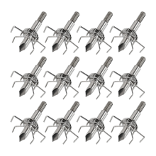 Archery Broadheads 12PK Small Game Judo and Hammer Mixed Set