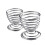 2Pcs Metal Spiral Spring Wire Tray Egg Cup Storage Holder Stand Kitchen Tool g20242697784 1