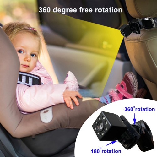 Câmera de carro para bebê, espelho retrovisor para carro para bebê, monitor de carro para bebê de 4,3 polegadas 2