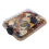 Bamboo Cutting Board with Lid, Black Handles, 11x14 Inch 3