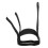 Clip per pedali antiscivolo con cinghie adesive doppie, nero 3