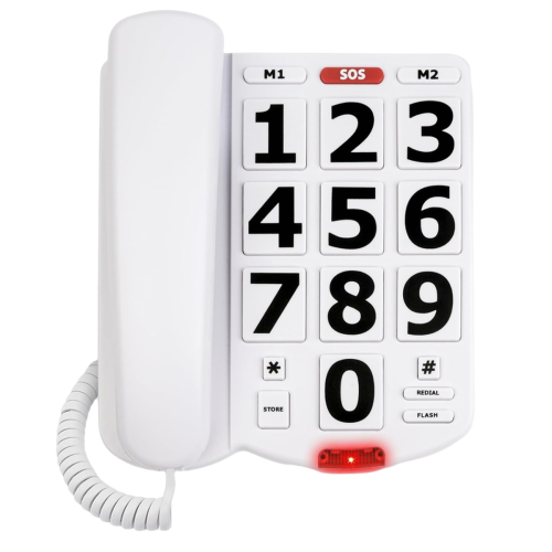 Big Button Phone for Elderly Seniors, Home Land Line Phone 1