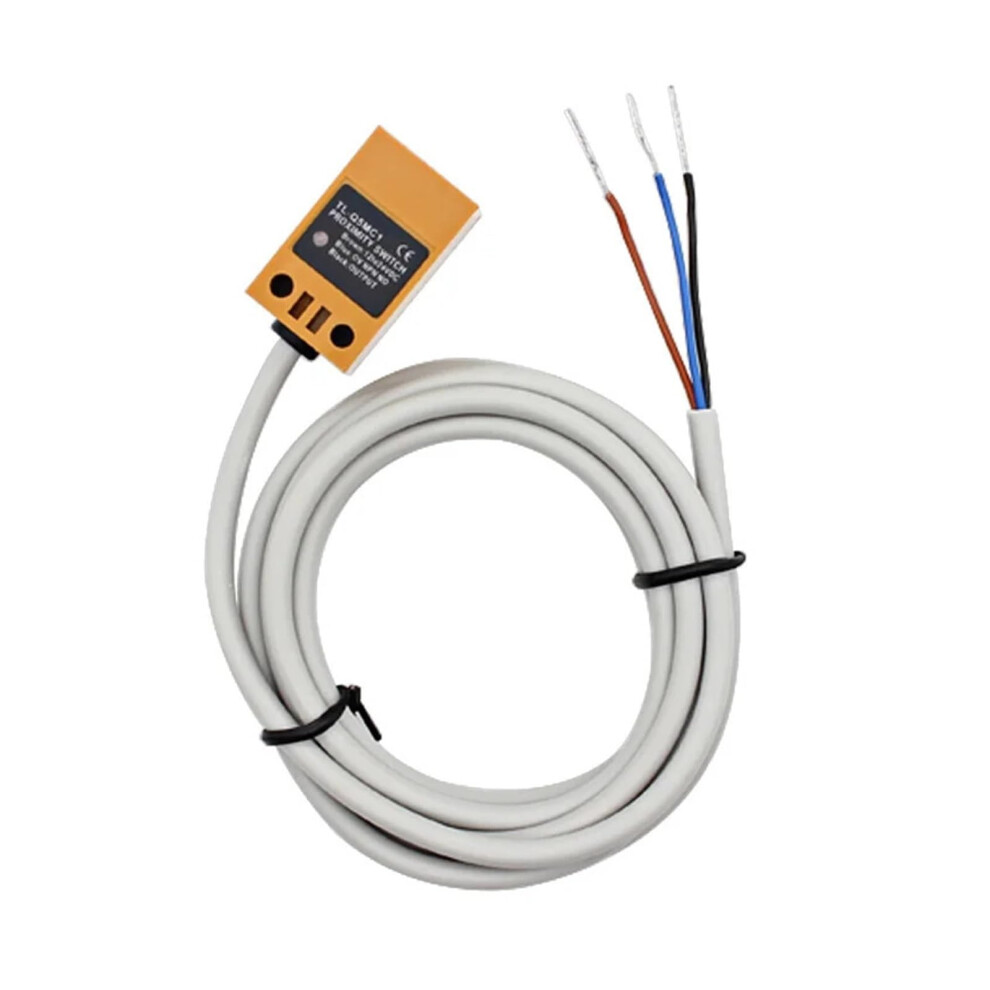 Metal Induction Proximity Switch, 3Wire Npn Pnp Sensor Switch With 1.5M Cable Tlq5mc1 6493810306846