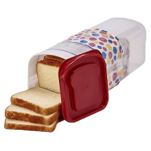 Bread Box Plastic Fresh-Keeping Toast Storage Holder with Lid,D