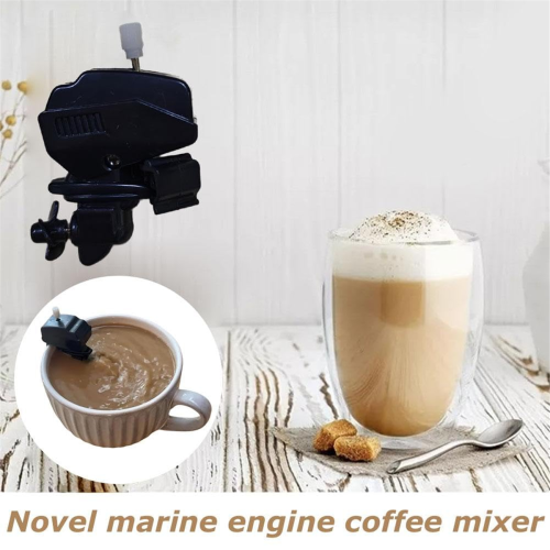 Bootmotor-Kaffee-Rührstab, Nachbildung eines Bootsschraubenpropellers als Kaffeerührstab-Spielzeug 1