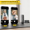 Obturador remoto de câmera Bluetooth com interruptor de zoom para câmera frontal/traseira 4