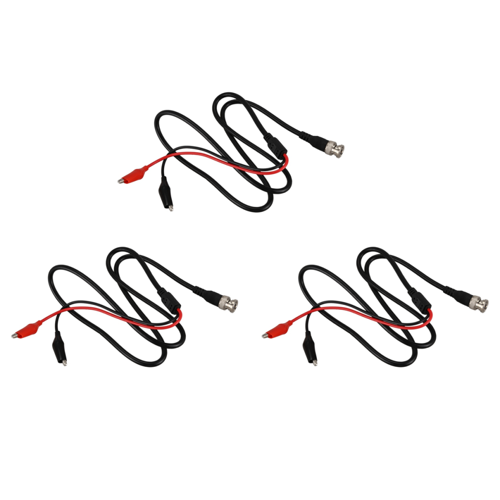 Bnc Male Double Dot Crocodile Oscilloscope Lead Test Probes Cable 1M 4712664157933
