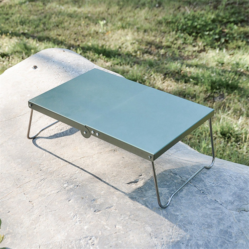 Camping Portable Foldable Table Small Coffee Tables Black 1
