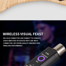 Receptor de áudio Bluetooth sem fio BX-4 para música