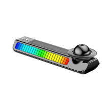 Aromatizador de ar para carro, captador de som dinâmico, luz solar, aromaterapia