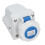 Industrial Power Connector IP67 Waterproof Dustproof 3 Core 16A 2P+E Surface Mounted Socket 220 1