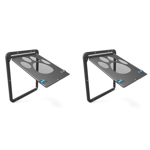 Pet Kitty Dog Door Flap Gate Entry Electronic Screen Window (Small)