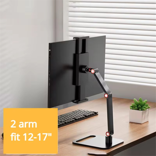 Suporte portátil para monitor, suporte universal de mesa em metal, 16 polegadas universal 1