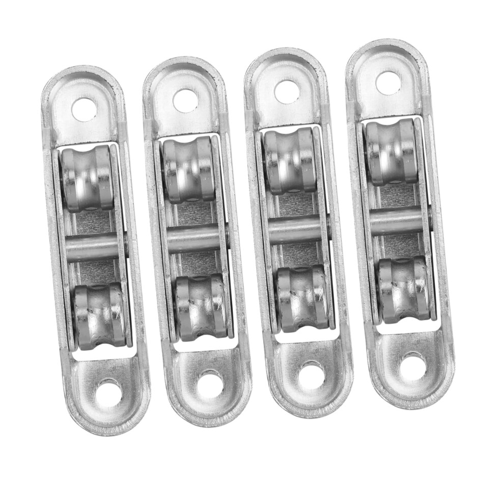 4 Pieces Silent Sliding Door Wheels For Sliding Doors Pulley Window Pane Window Roller Door Rollers 6493810307409