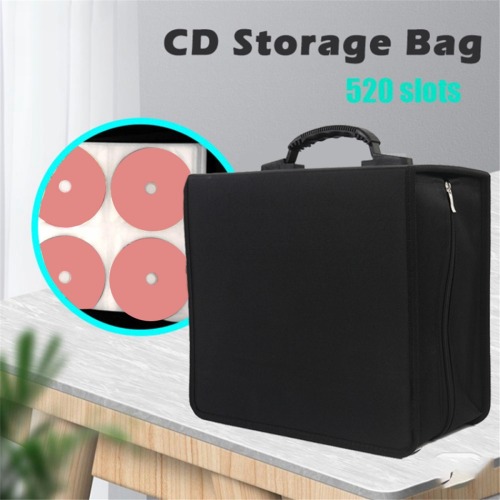Estojo portátil para armazenamento de CD/DVD 1