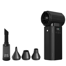 Soprador de ar portátil sem fio 400.000 RPM Turbo Ventilador Limpador de pó